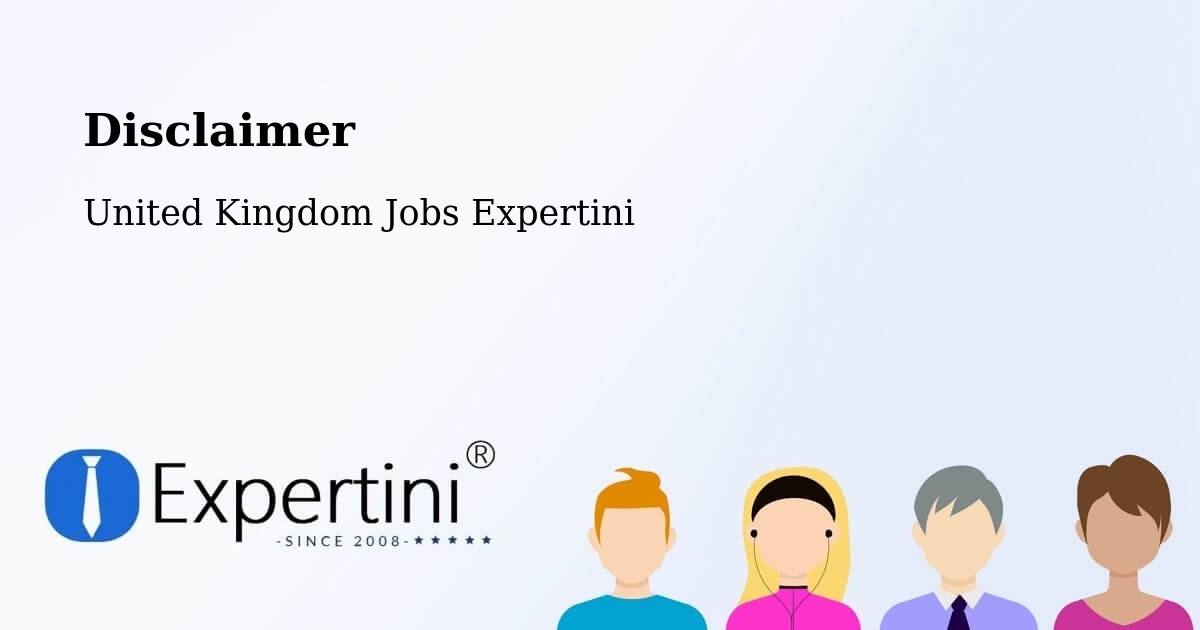 Disclaimer – Corby - United Kingdom Jobs Expertini