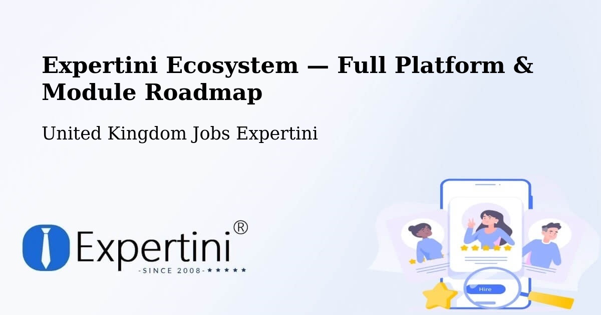 Expertini Ecosystem — Full Platform & Module Roadmap – Corby